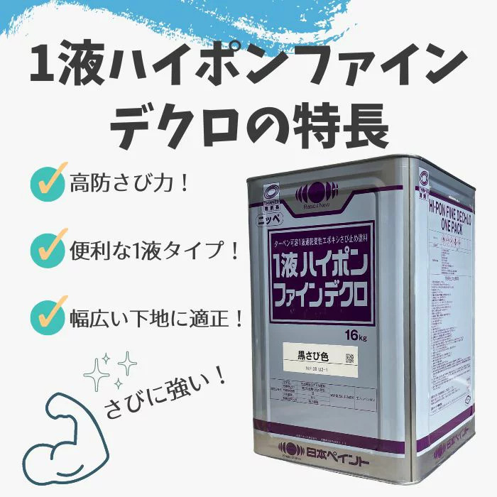 １液ハイポンファインデクロ （１６kg） - 塗料、塗装